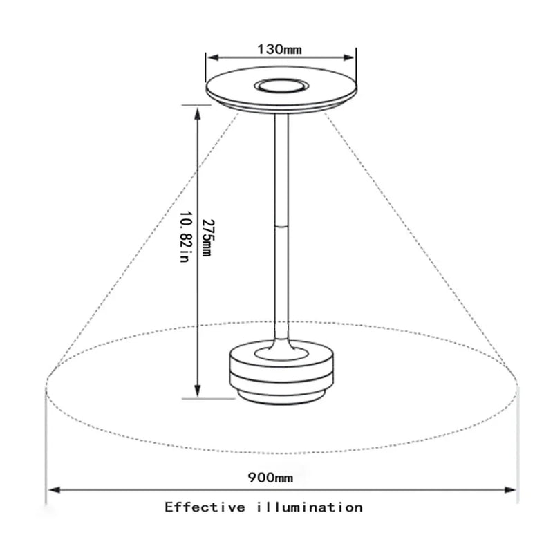 Lindo Abajur LED - Ilumine com sofisticação