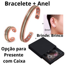 Bracelete e Anel Terapêuticos - Reduz Dores, Ansiedade e Emagrece - Ganhe 1 Par de Brincos de Brinde