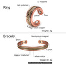 Bracelete e Anel Terapêuticos - Reduz Dores, Ansiedade e Emagrece - Ganhe 1 Par de Brincos de Brinde