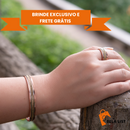 Bracelete e Anel Terapêuticos - Reduz Dores, Ansiedade e Emagrece - Ganhe 1 Par de Brincos de Brinde