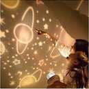 Luminária Infantil Projetor Galaxia Abajur Giratória Led