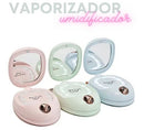 Umidificador Vaporizador Rosto Portátil Pele Com Espelho