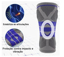 Joelheira Articulada Ortopédica Compressão Silicone Patelar